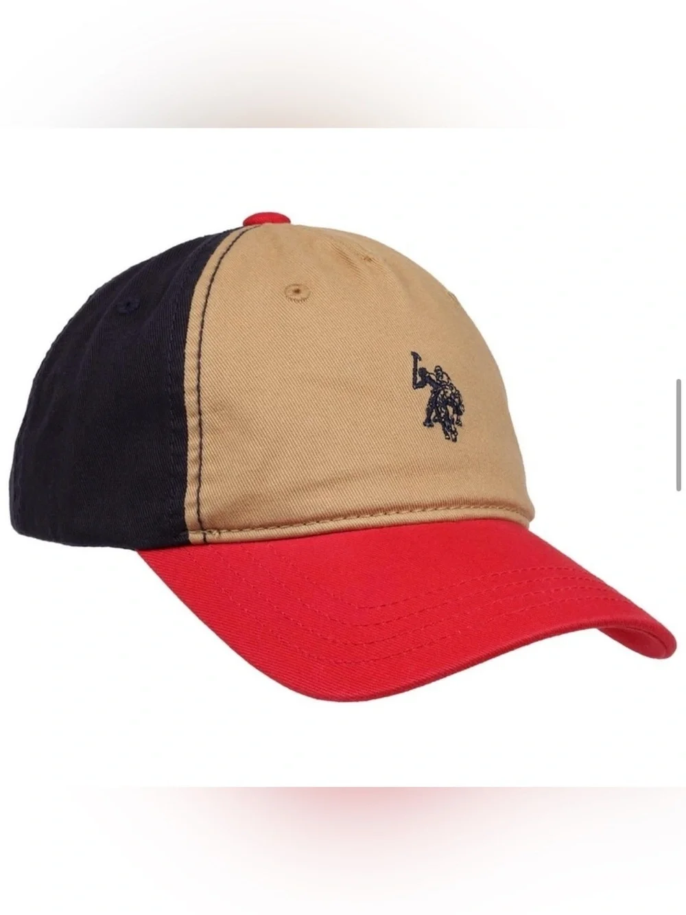 U.S. Polo Association Kids Baseball Cap, Tan, One Size Fits Most